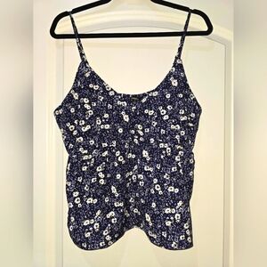 Fashion Q Navy Floral Camisole Top